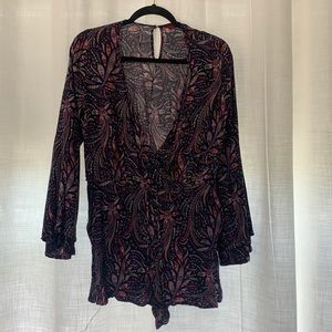 Tigerlily Paisley ( Fluerette) Romper
